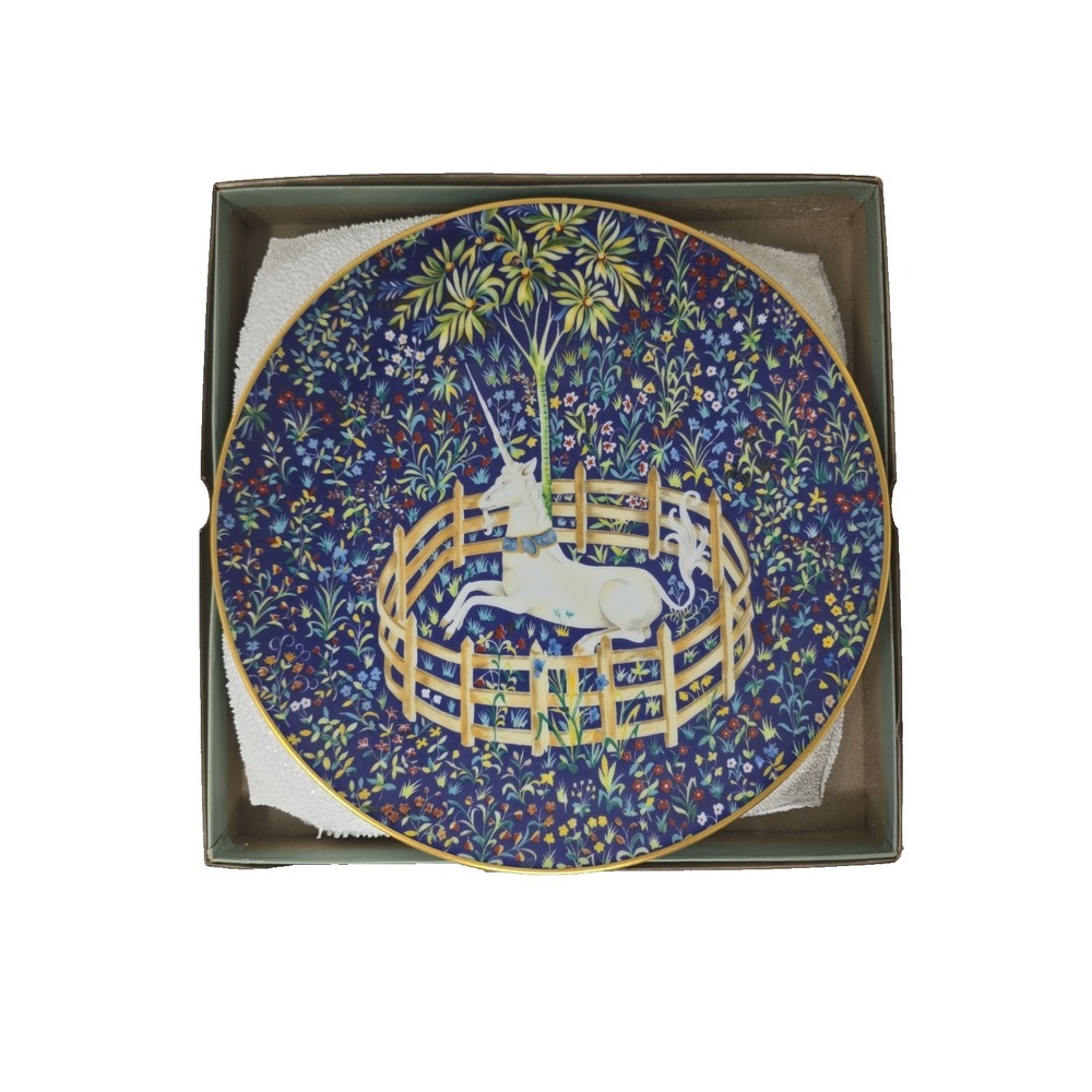 Limoges‎ collector plate La Chasse À La Licorne 1971 N' 1 Unicorn U85